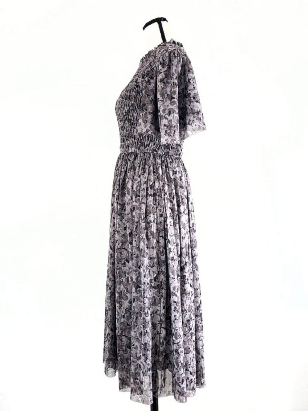 Böhme Sofia Midi Dress in Grey Tulle – Size Small (S) - Picture 6 of 12